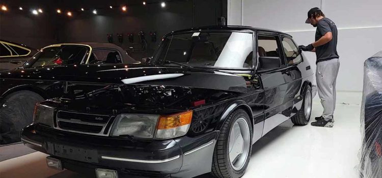 Saab 900 Turbo: Applying Graphene Ceramic Coating for Ultimate Shine