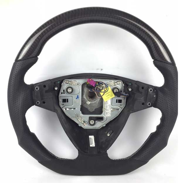 Custom Carbon-leather Steering Wheels for Saab