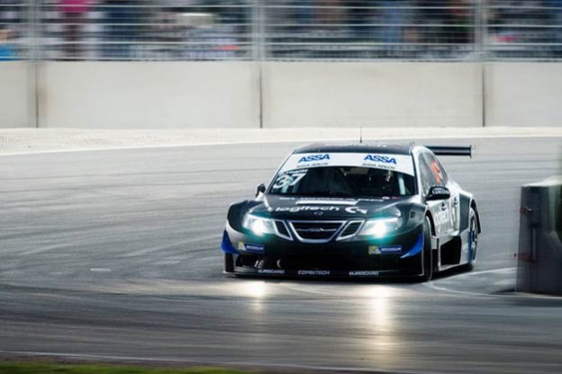 Daniel Haglof in Saab 9-3 STCC