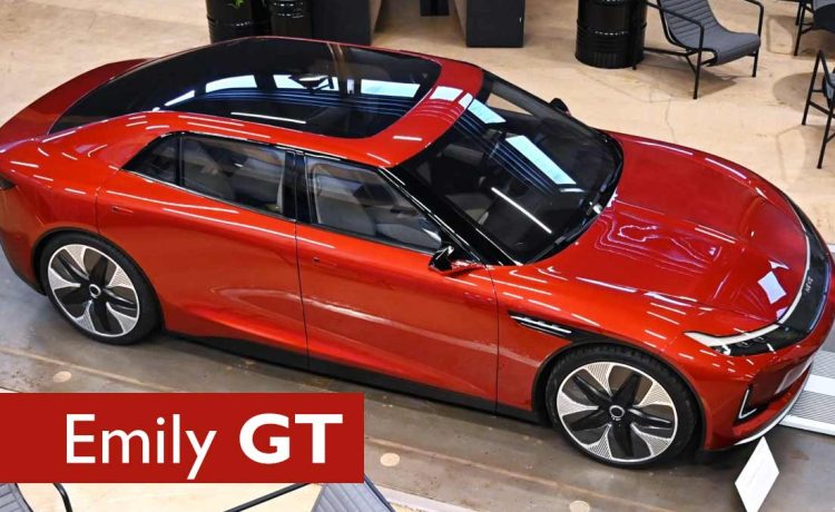 The NEVS Emily GT, captured here in its striking red form, represents more than just cutting-edge EV design