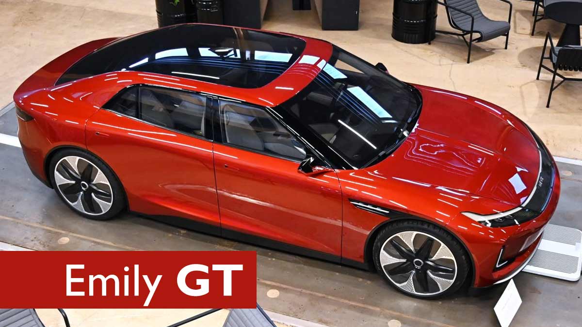 The NEVS Emily GT, captured here in its striking red form, represents more than just cutting-edge EV design