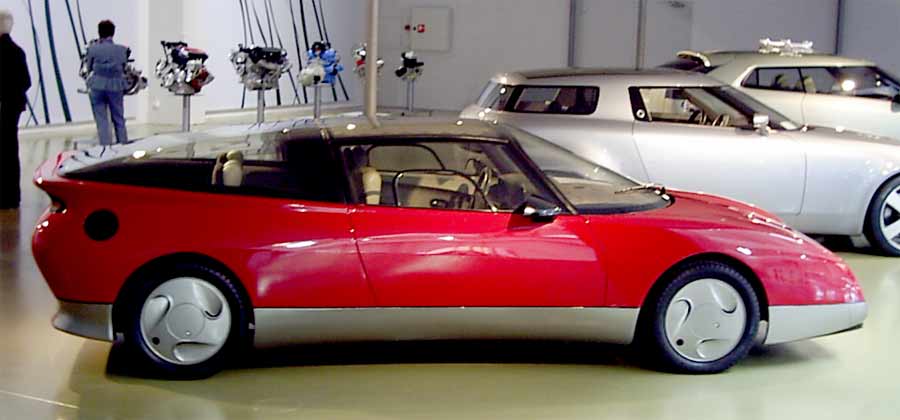 The concept car Saab EV-1 from 1985, photo by Tubaist