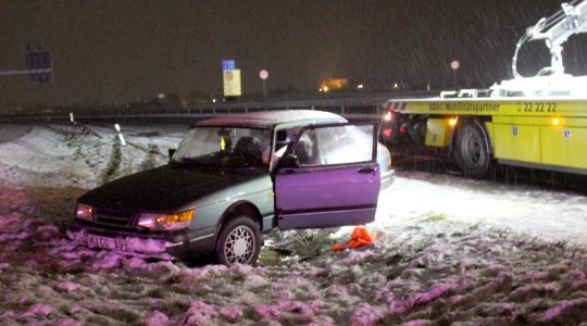 Found at last – this stolen Saab 900i 16V braved the elements and a high-speed chase before being recovered intact.