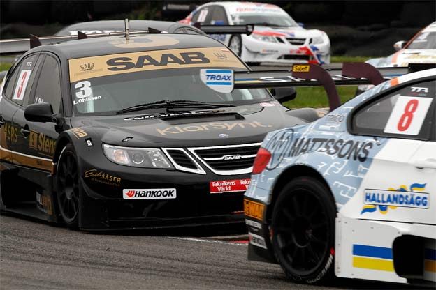 Linus Ohlsson in Saab 9-3 STCC