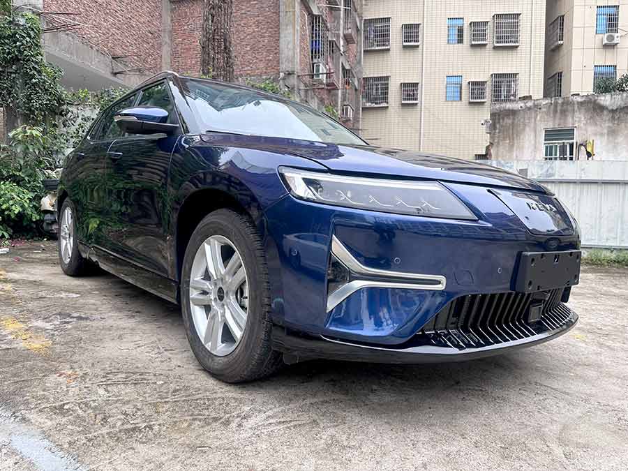 The rare NEVS L113 prototype SUV offered by Tony Wang—a unique piece of automotive history embodying the fusion of Saab heritage and NEVS's electric mobility vision.