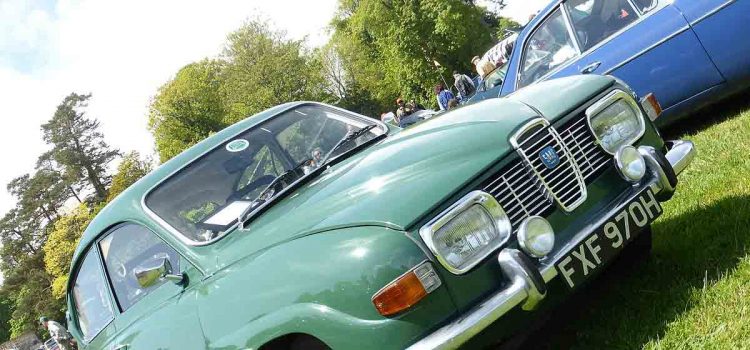 moss-green Saab 96