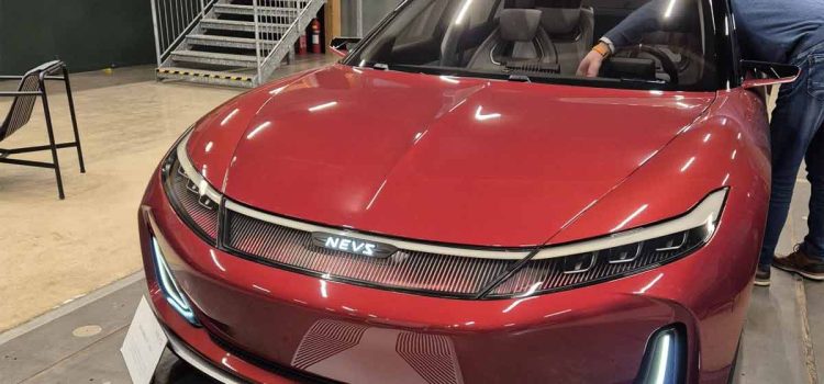 The NEVS Emily GT prototype, captured during last week's visit to NEVS by industry consultant Kenneth Pellas, stands as a testament to Saab's enduring engineering legacy.