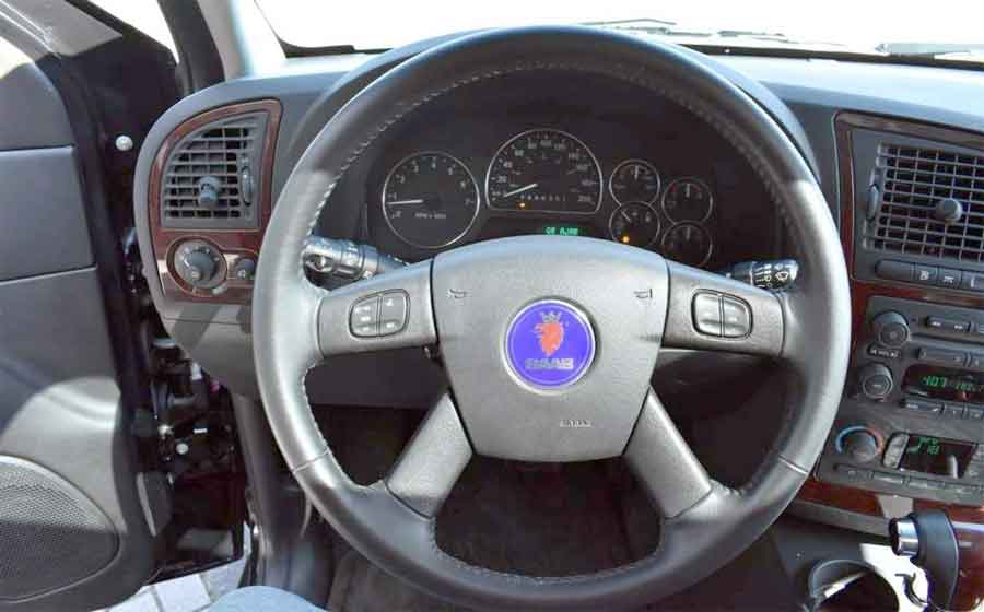 Saab got to put a certain mark on the interior in the 9-7X. 