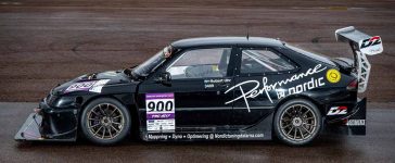 Robert Uhr's Saab 900 GTR, a masterpiece by Nordic Tuning Dalarna, showcasing cutting-edge aerodynamics and race-winning performance.