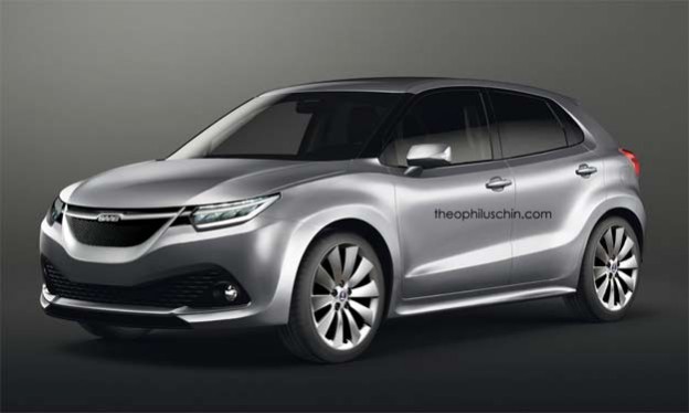 Saab 9-1x Crossover Concept Rendering