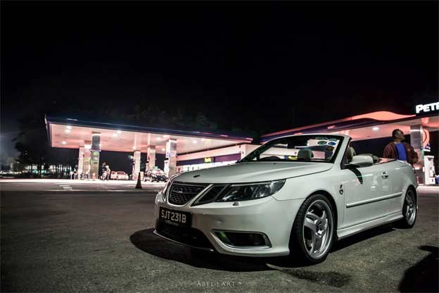 Dennis Leu's Saab 9-3 Aero Convertible by Abel Art