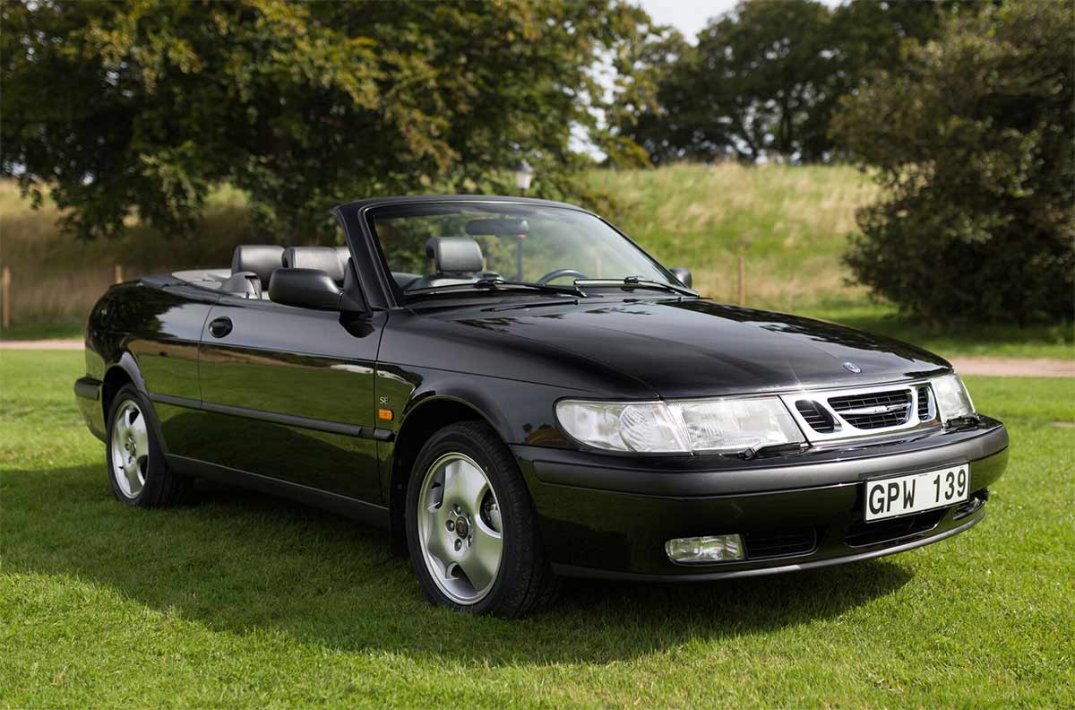 The 1998 Saab 9-3 SE 2.0T Convertible, up for auction, is a stunning example of Swedish engineering with just 10,970 km on the odometer.