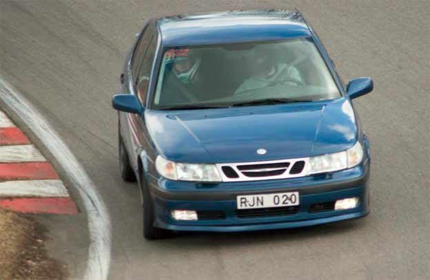 Martins Saab 9-5 before accident