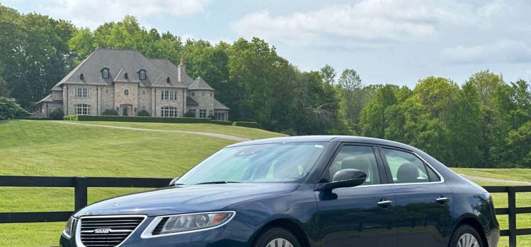 Immerse yourself in automotive elegance - the 2011 Saab 9-5 Aero XWD Turbo, a rare find with just 15k miles, showcasing its stunning Fjord Blue Metallic exterior and timeless design.