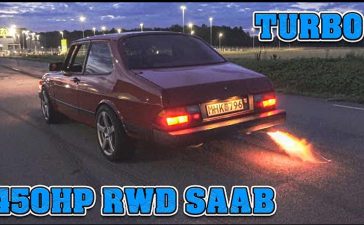 Kalle Uhr's 450HP Saab 90 RWD project in action: a decade-long masterpiece of engineering and automotive passion.