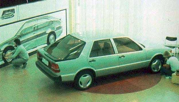 Saab 9000 in design studio