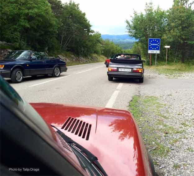 Saab 900 Cabrio meeting