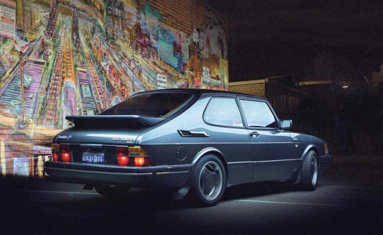 An Odoardo grey Saab 900 turbo