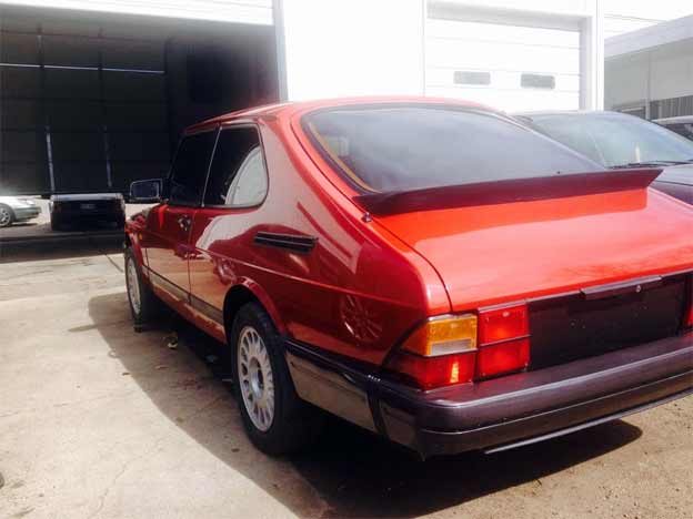 Saab 900 turbo after restoration