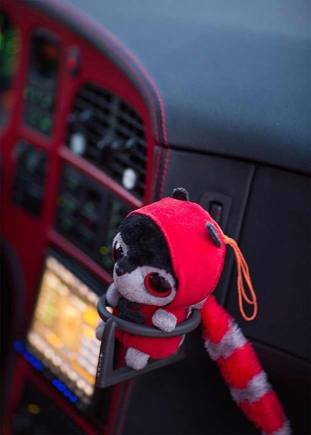 Detail from Saab 900 Interior