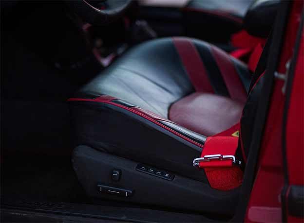 Saab 9000 Red interior