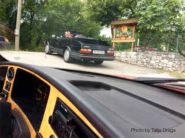 Saab 900 Convertible Meeting in italy