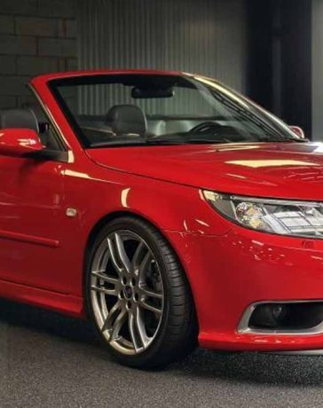 An Automotive Masterpiece: The Saab 9-3 Aero Convertible, a Symbol of Luxury Valued Over $100,000