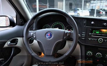 New Leater steering wheel for Saab