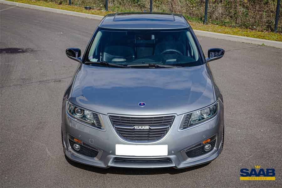 A Vision in Gray: The Saab 9-5 Aero with Hirsch Performance Aerodynamic Kit—Stunningly Unforgettable at First Glance