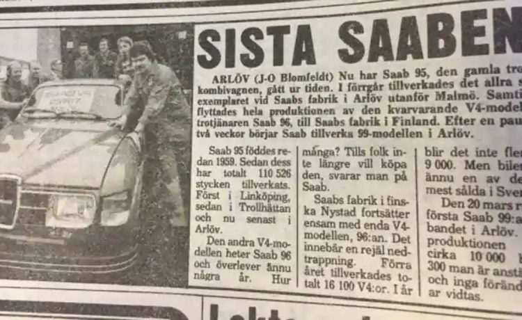 The Last Saab 95 in Arlöv