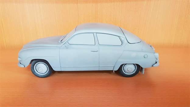 Saab 96 Scale model 1:18