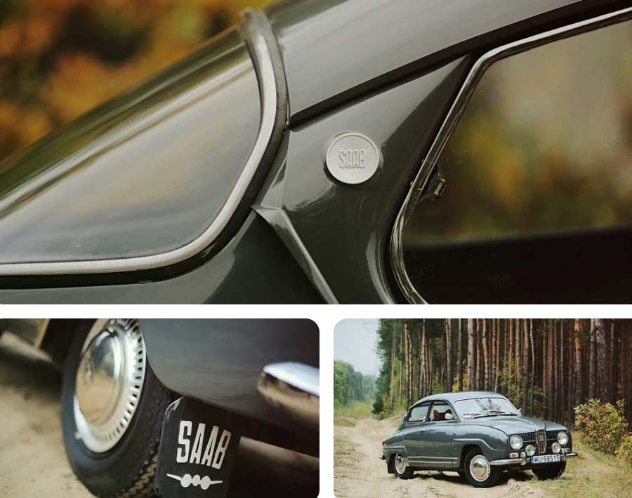  Every detail on this 1965 Saab 96 Monte Carlo 850 tells a story—from the distinctive Saab badge to the perfectly preserved chrome accents. It’s these thoughtful touches that remind you of Saab’s unwavering commitment to both form and function, making this car a true collector's piece.