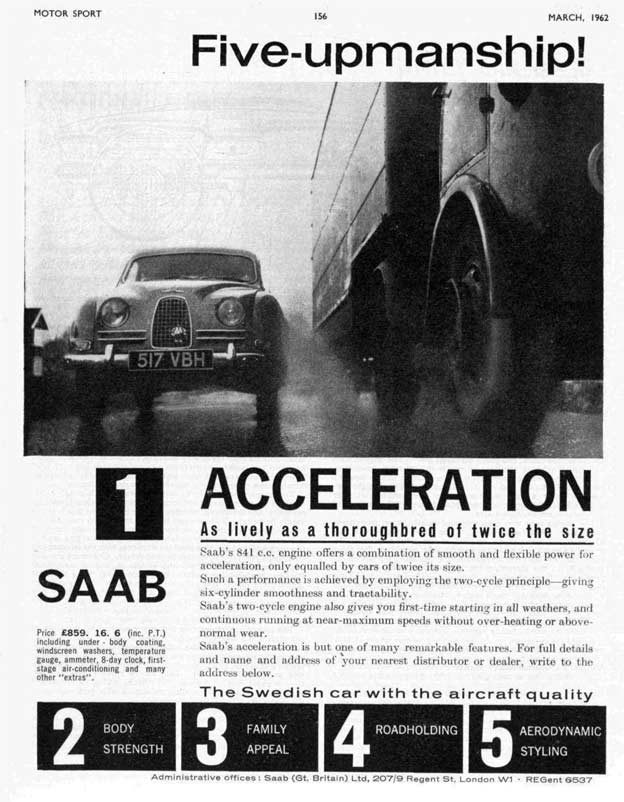 Saab 96 Motorsport Commercial