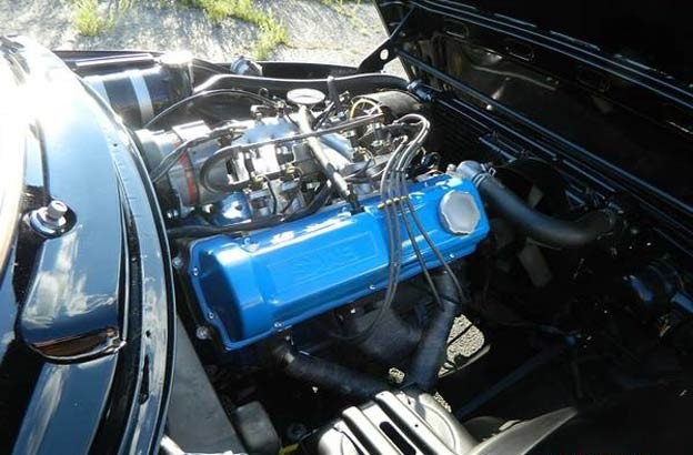 Saab 99 ems engine bay