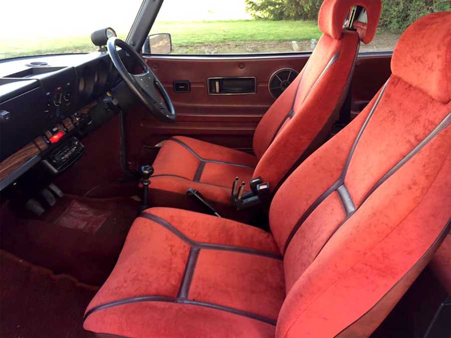 Incredibly immaculate 39 year old car interior