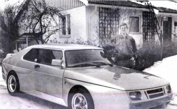 Ove Larsson and his creation Saab 9900