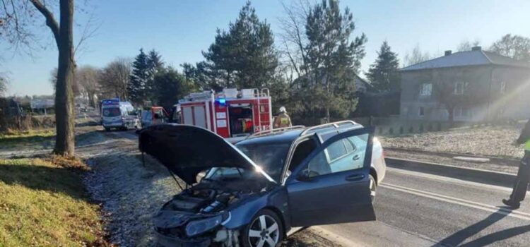 Saab Accident While Cut Off in Traffic