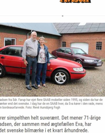 Thorvald and Eva Madsen have sworn to one particular car brand for many years