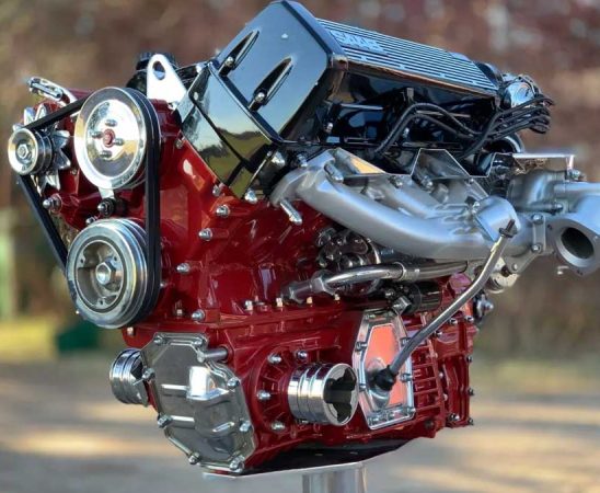 Saab 900 Turbo show engine