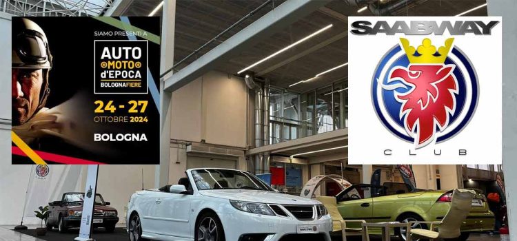 SaabWay Club Italy’s stunning showcase of Saab Convertible models at Auto e Moto d'Epoca 2024, celebrating decades of innovation and elegance in open-top motoring.