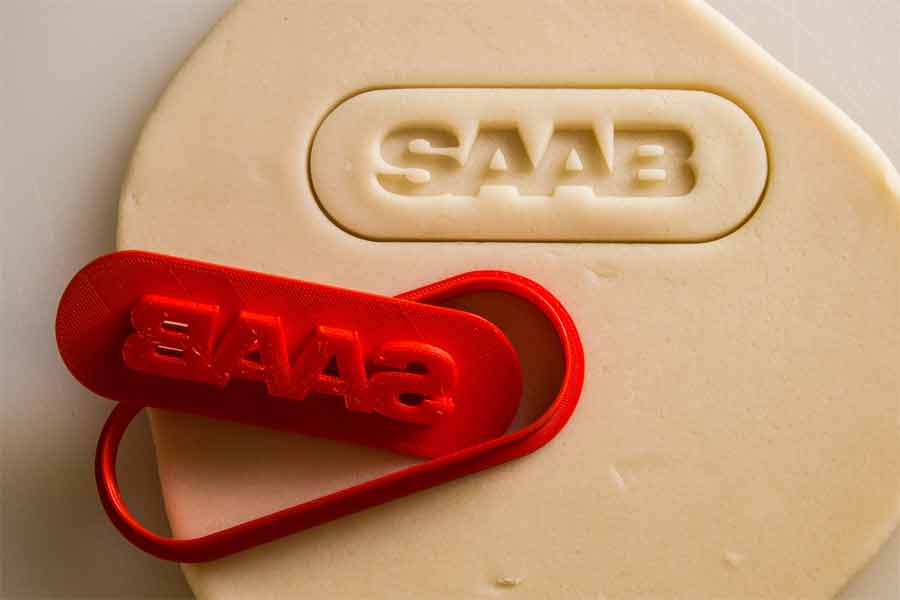 saab logo cookie cutter