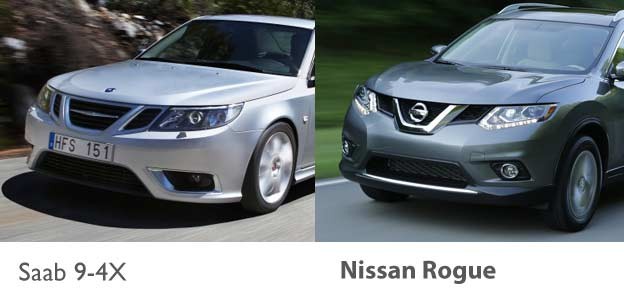 saab nissan rogue