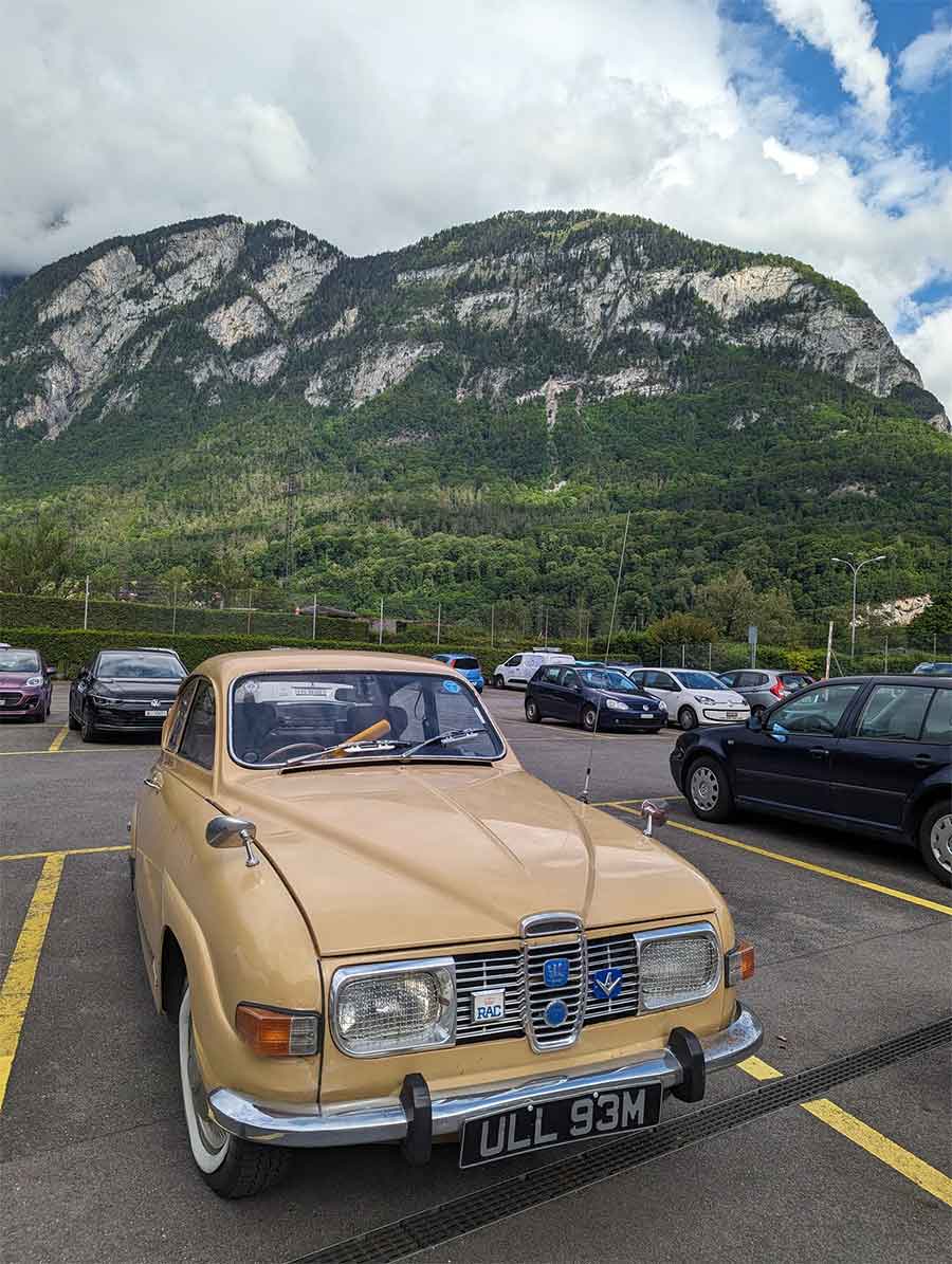 This 1973 Saab 96 embodies the spirit of adventure—ready to take on any journey with its classic rally-bred engineering.