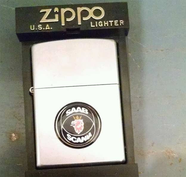 Saab Scania Zippo Lighter