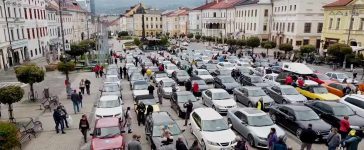 Saab Session Slovakia 2024 – a colorful display of Saab's finest models in Tále, Slovakia, where enthusiasts celebrated the marque’s engineering and heritage.