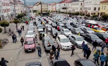 Saab Session Slovakia 2024 – a colorful display of Saab's finest models in Tále, Slovakia, where enthusiasts celebrated the marque’s engineering and heritage.