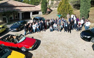 Saab enthusiasts gather at the picturesque Château Virant in Provence, celebrating a legacy of Swedish innovation and camaraderie