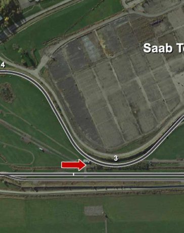 Inheriting SAAB's Legacy: T-Engineering, originally a spinoff from SAAB, proudly preserves the tradition by renaming the test track as 'Legacy Track.'