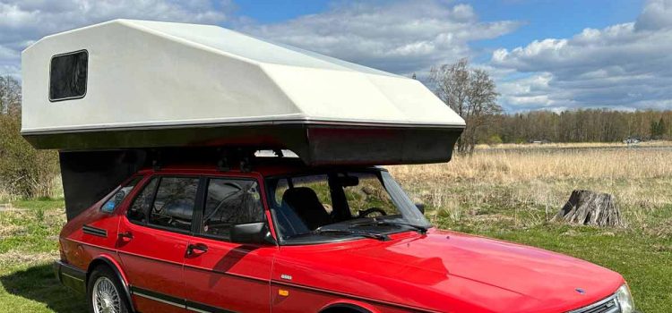 This rare SAAB 900S Toppola — 1992, a classic Saab 900 with Toppola camper upgrade, is a unique opportunity for motor and outdoor enthusiasts. With a starting bid of SEK 120,000-140,000, it's a piece of Swedish motor and camping history.