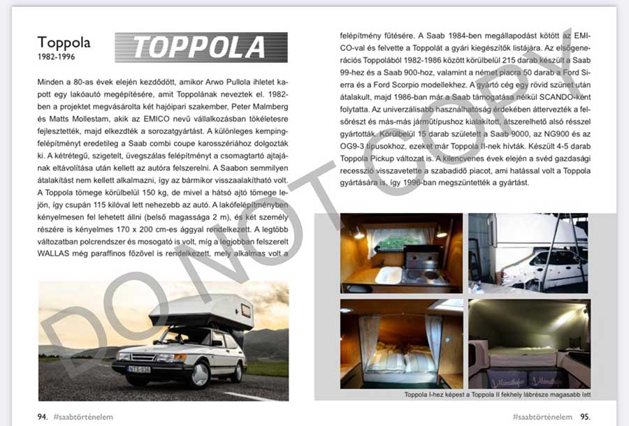  The Toppola features a pop-up roof that provides additional sleeping space, as well as a kitchen and bathroom.